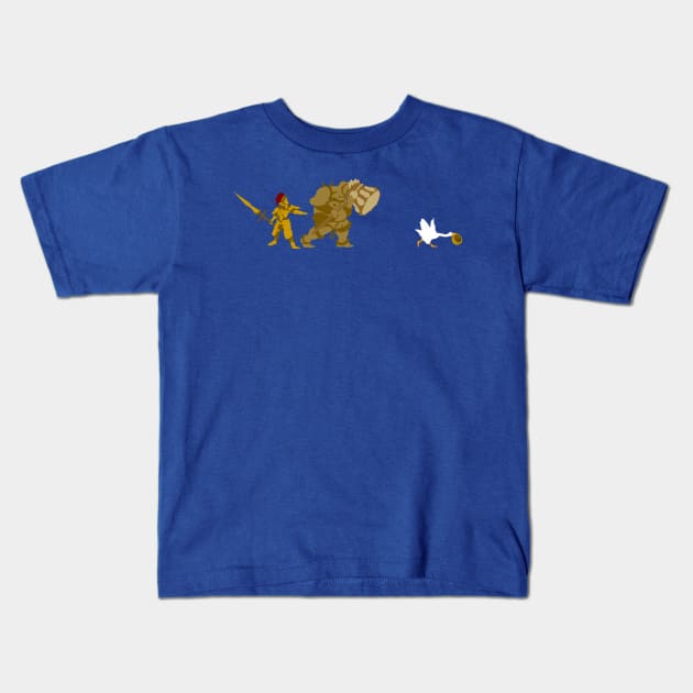 Goose Souls Kids T-Shirt by DigitalCleo